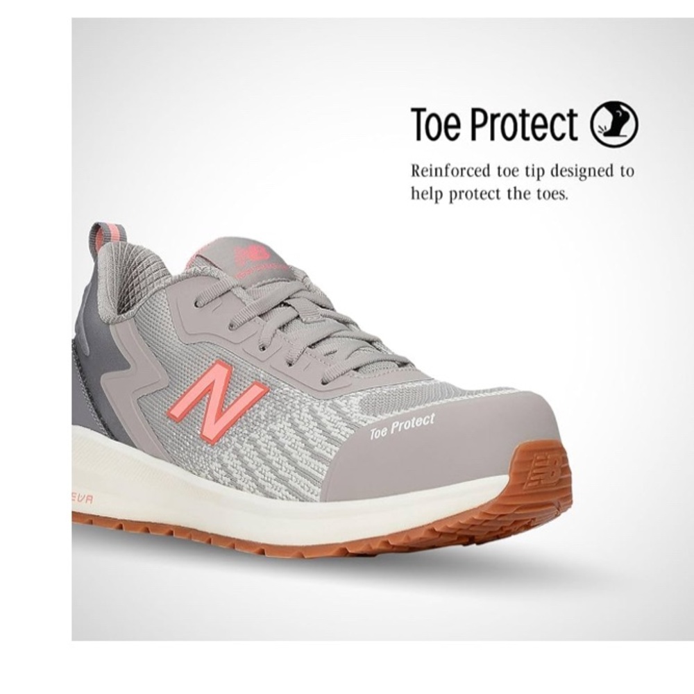 New Balance Women's Speedware Composite Toe Industrial Shoe,Beige/Desert Flower5